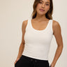 Mirabel Luxe Jersey Fitted Crop Tank Womens Tops Tanks Threads 4 Thought 