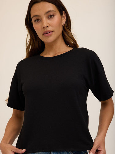 Shana Modal Terry Tee Womens Tops Short Tee Threads 4 Thought 
