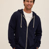 Triblend Zip Fleece Hoodie Mens Outerwear Sweatshirt Threads 4 Thought 