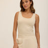 Mirabel Luxe Jersey Fitted Crop Tank Womens Tops Tanks Threads 4 Thought 