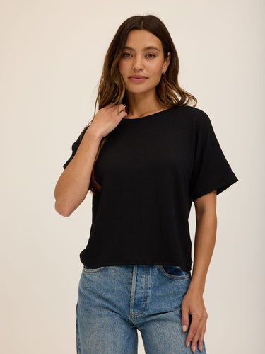 Shana Modal Terry Tee Womens Tops Short Tee Threads 4 Thought 