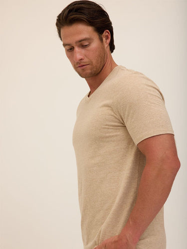 Triblend V-Neck Tee Mens Tops Tshirt Short Threads 4 Thought 