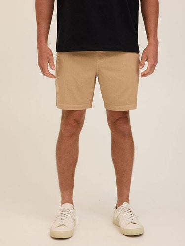 Dylan Herringbone Twill Short Mens Bottoms Short Threads 4 Thought 