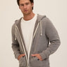 Triblend Zip Fleece Hoodie Mens Outerwear Sweatshirt Threads 4 Thought 