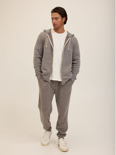 Triblend Zip Fleece Hoodie Mens Outerwear Sweatshirt Threads 4 Thought 