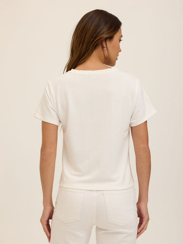 Bettine Modal Terry V-Neck Tee Womens Tops Short Tee Threads 4 Thought 