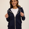 Triblend Zip Hoodie Womens Outerwear Sweatshirt Threads 4 Thought 