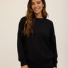 Cathy Boyfriend Feather Fleece Pullover Womens Outerwear Sweatshirt Threads 4 Thought 