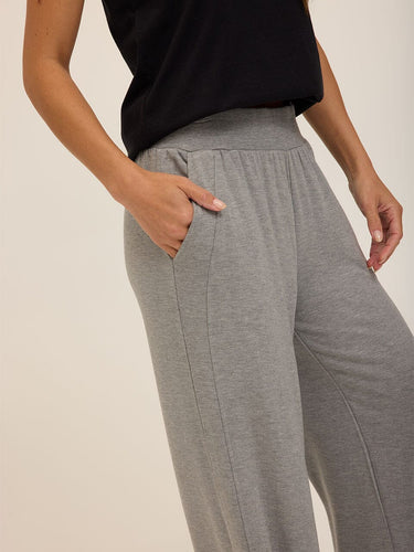Esmeralda Feather Fleece Wide Leg Pant Womens Bottoms Sweatpants Threads 4 Thought 
