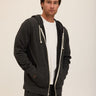 Triblend Zip Fleece Hoodie Mens Outerwear Sweatshirt Threads 4 Thought 