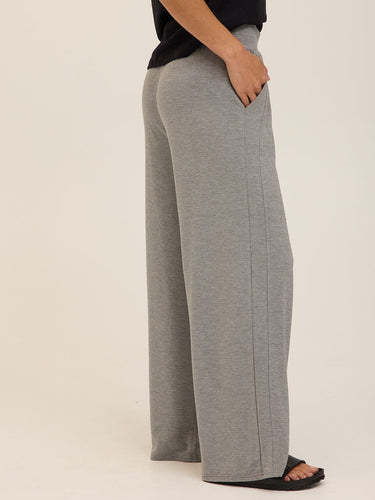 Esmeralda Feather Fleece Wide Leg Pant Womens Bottoms Sweatpants Threads 4 Thought 