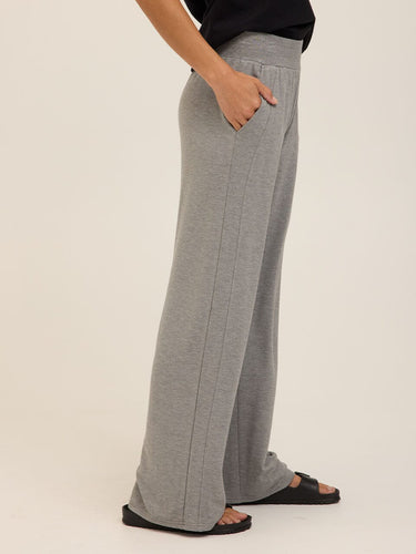 Esmeralda Feather Fleece Wide Leg Pant Womens Bottoms Sweatpants Threads 4 Thought 