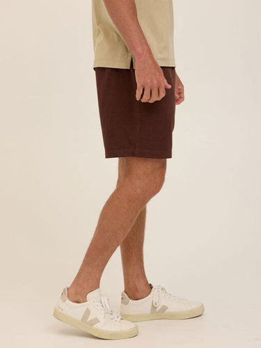 Dylan Herringbone Twill Short Mens Bottoms Short Threads 4 Thought 