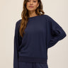 Cathy Boyfriend Feather Fleece Pullover Womens Outerwear Sweatshirt Threads 4 Thought 