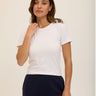 Guadalupe Heather Luxe Jersey Crop Tee Womens Tops Short Tee Threads 4 Thought 
