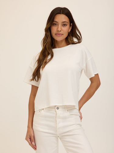Shana Modal Terry Tee Womens Tops Short Tee Threads 4 Thought 