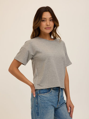 Shana Modal Terry Tee Womens Tops Short Tee Threads 4 Thought 