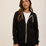 Triblend Zip Hoodie Womens Outerwear Sweatshirt Threads 4 Thought 