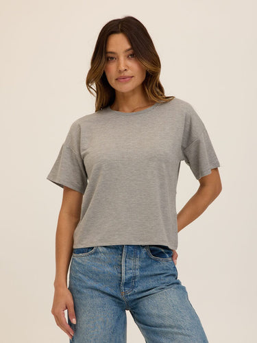 Shana Modal Terry Tee Womens Tops Short Tee Threads 4 Thought 