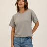 Shana Modal Terry Tee Womens Tops Short Tee Threads 4 Thought 