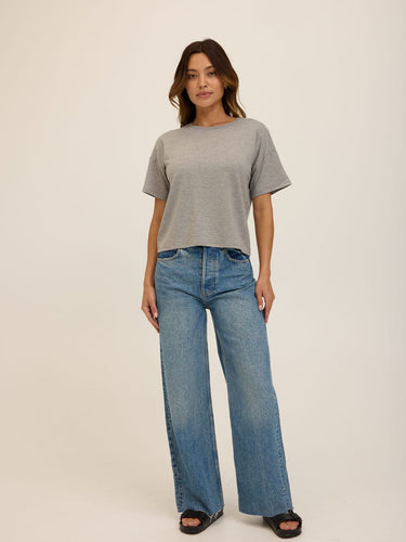 Shana Modal Terry Tee Womens Tops Short Tee Threads 4 Thought 