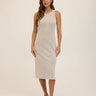 Maddy Stretch Seersucker Tank Midi Dress Womens Dresses Threads 4 Thought 