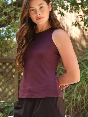 Bailey Luxe Jersey High Neck Tank Womens Tops Tanks Threads 4 Thought 