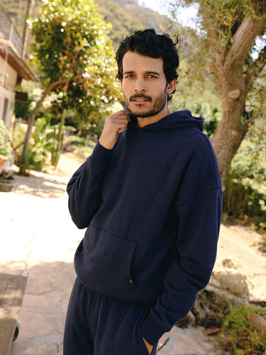 Marcel Triblend Fleece Oversized Hoodie Mens Outerwear Sweatshirt Threads 4 Thought 