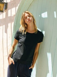 Emmy Essential Jersey Crew Tee Womens Tops Short Tee Threads 4 Thought 