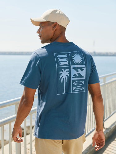 Soft Wash Graphic Tee Mens Tops Tshirt Short Threads 4 Thought 