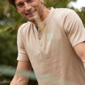 Chester Classic Jersey Contrast Henley Mens Tops Tshirt Short Threads 4 Thought 