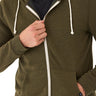 Men's Core Triblend Fleece Zip Hoodie Mens Outerwear Sweatshirt Threads 4 Thought 