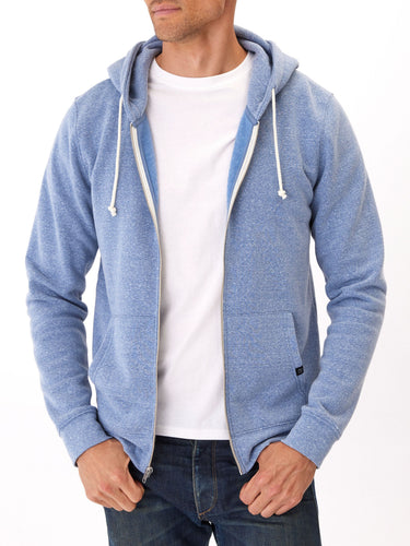Triblend Zip Fleece Hoodie Mens Outerwear Sweatshirt Threads 4 Thought 