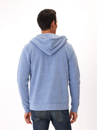 Triblend Zip Fleece Hoodie Mens Outerwear Sweatshirt Threads 4 Thought 