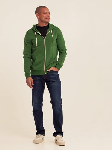 Triblend Zip Fleece Hoodie Mens Outerwear Sweatshirt Threads 4 Thought 