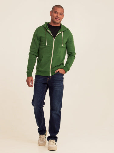 Triblend Zip Fleece Hoodie Mens Outerwear Sweatshirt Threads 4 Thought 