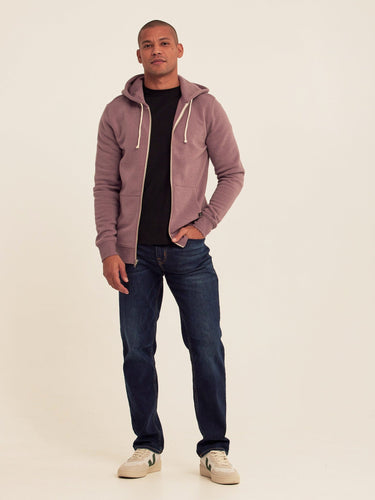 Triblend Zip Fleece Hoodie Mens Outerwear Sweatshirt Threads 4 Thought 