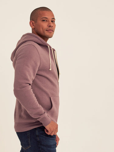 Triblend Zip Fleece Hoodie Mens Outerwear Sweatshirt Threads 4 Thought 