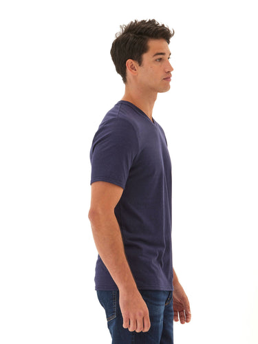 Triblend V-Neck Tee Mens Tops Tshirt Short Threads 4 Thought 