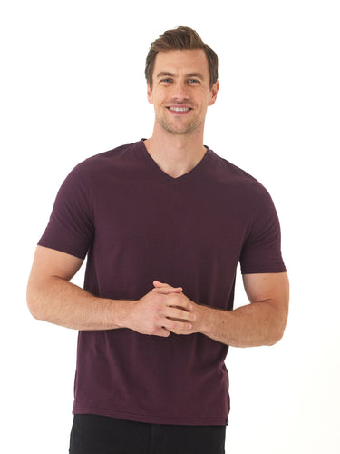 Triblend SS V-Neck Tee Threads 4 Thought 