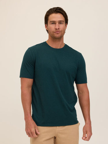 Triblend Crew Neck Tee Mens Tops Tshirt Short Threads 4 Thought 