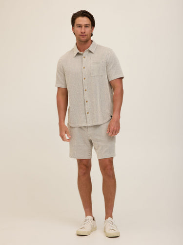Dylan Tonal Stretch Seersucker Short Mens Bottoms Short Threads 4 Thought 
