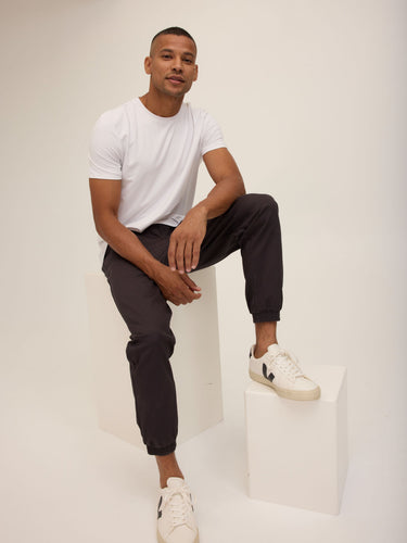Devante Eco Stretch Woven Jogger Mens Bottoms Sweatpants Threads 4 Thought 