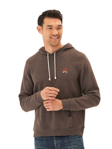 Embroidered Triblend Pullover Hoodie Mens Outerwear Sweatshirt Threads 4 Thought 