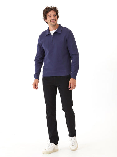 Briggs Knit Jacquard 1/4 Zip Pullover Mens Outerwear Sweatshirt Threads 4 Thought 