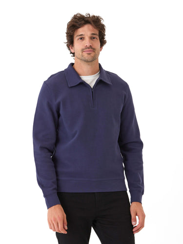 Briggs Knit Jacquard 1/4 Zip Pullover Mens Outerwear Sweatshirt Threads 4 Thought 