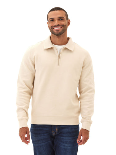 Briggs Knit Jacquard 1/4 Zip Pullover Mens Outerwear Sweatshirt Threads 4 Thought 