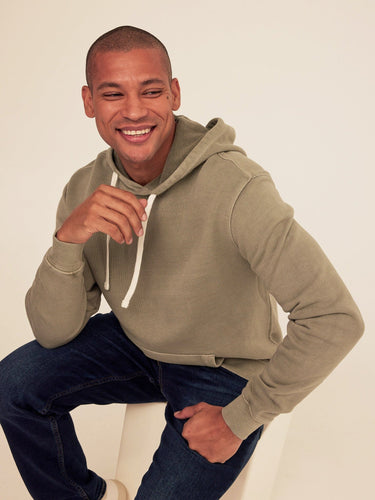 Everett Heavyweight Relaxed Pullover Hoodie Mens Outerwear Sweatshirt Threads 4 Thought 
