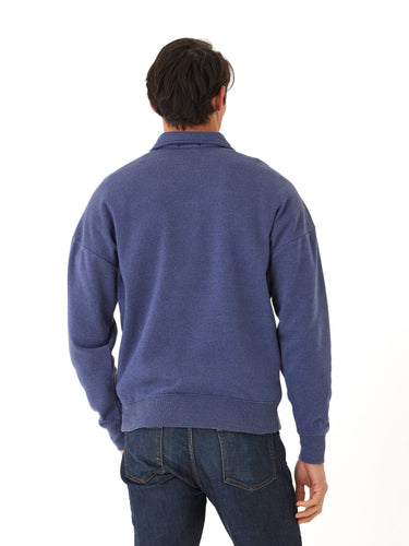 Gabe Mineral Wash Fleece 1/4 Zip Pullover Mens Outerwear Sweatshirt Threads 4 Thought 