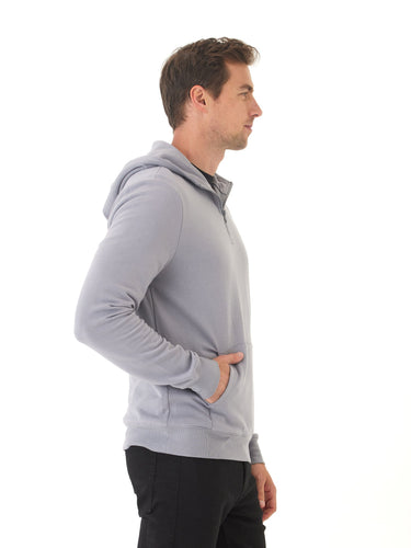 Colton Modal Fleece Half Zip Hoodie Threads 4 Thought 